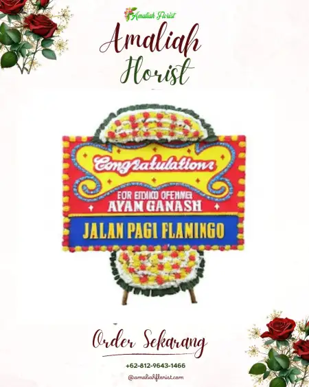 Sewa Papan Bunga Molosipat W