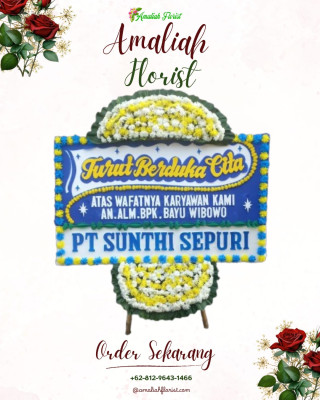 Papan Bunga Duka di Molosipat W