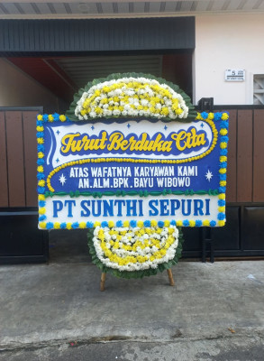 Papan Bunga Duka di Molosipat W